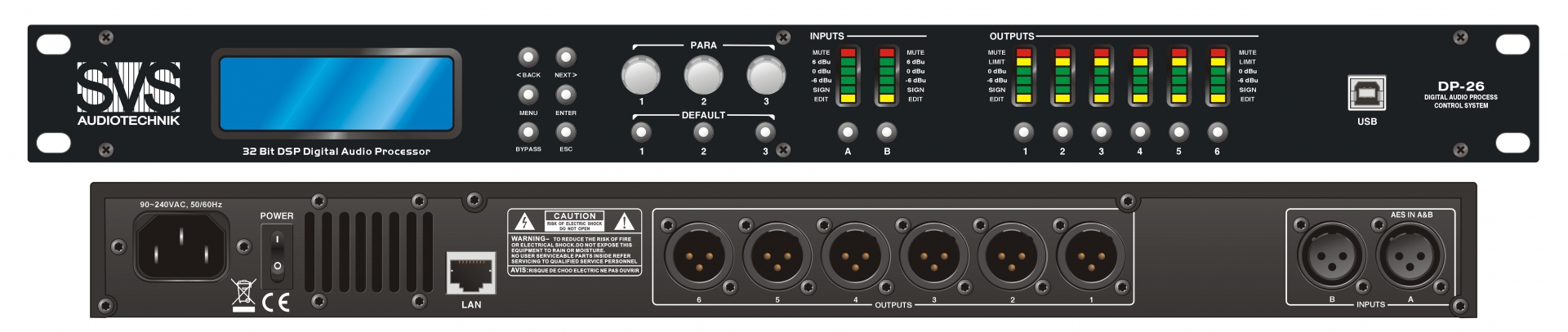 SVS Audiotechnik DP-26 Цифровой процессор: 2 входа 6 выходов в Магасе