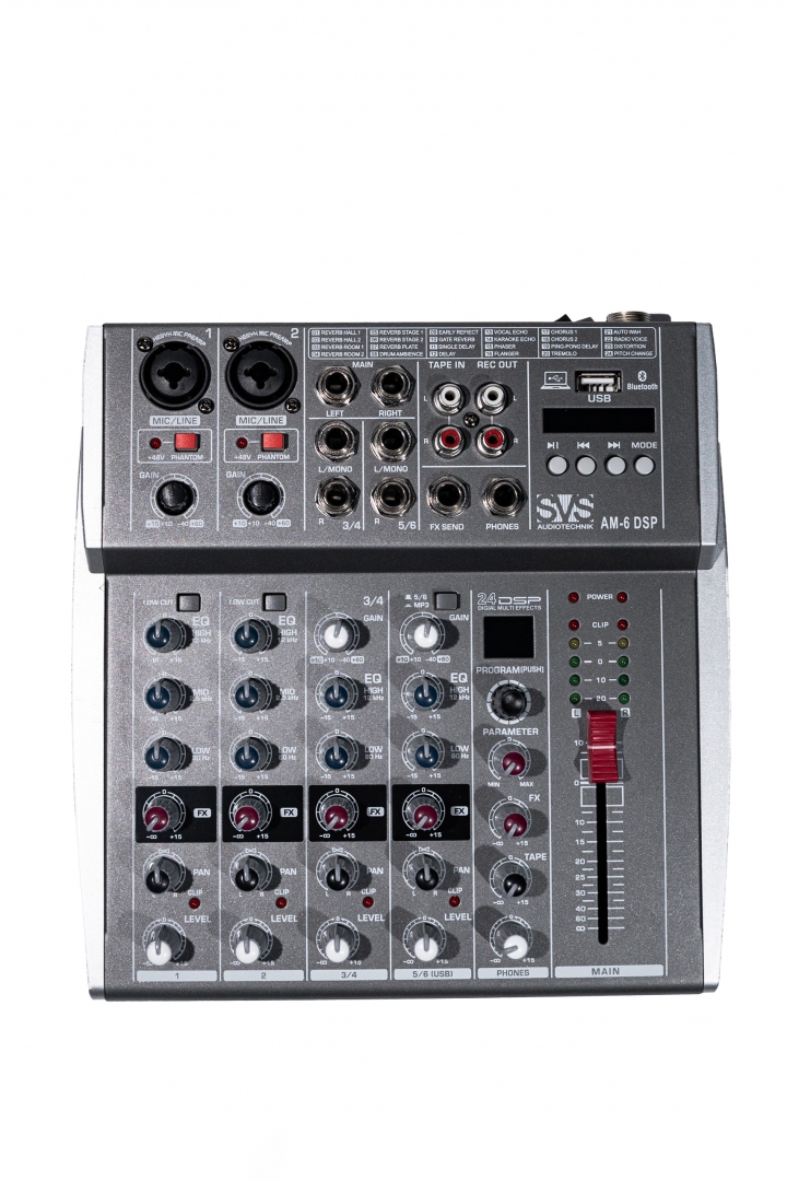 SVS Audiotechnik mixers AM-6 DSP Микшерный пульт аналоговый, 6-канальный SVS Audiotechnik mixers в Магасе