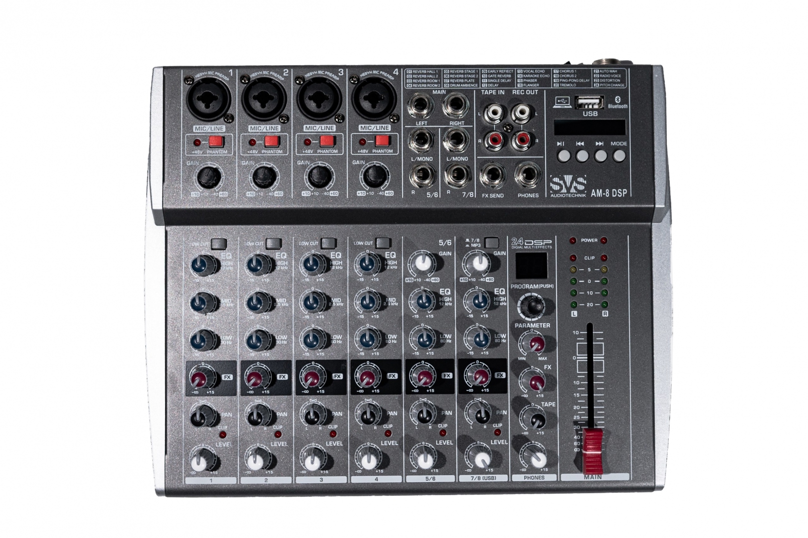 SVS Audiotechnik mixers AM-8 DSP Микшерный пульт аналоговый, 8-канальный в Магасе